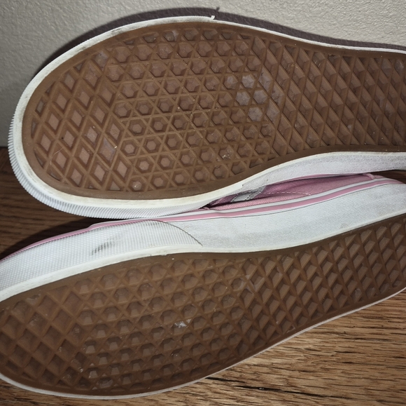 Vans Sk8-Hi Canvas Prism Pink / True White High-Top Shoe Men's 7.5 Womens Size 9 - Picture 4 of 5